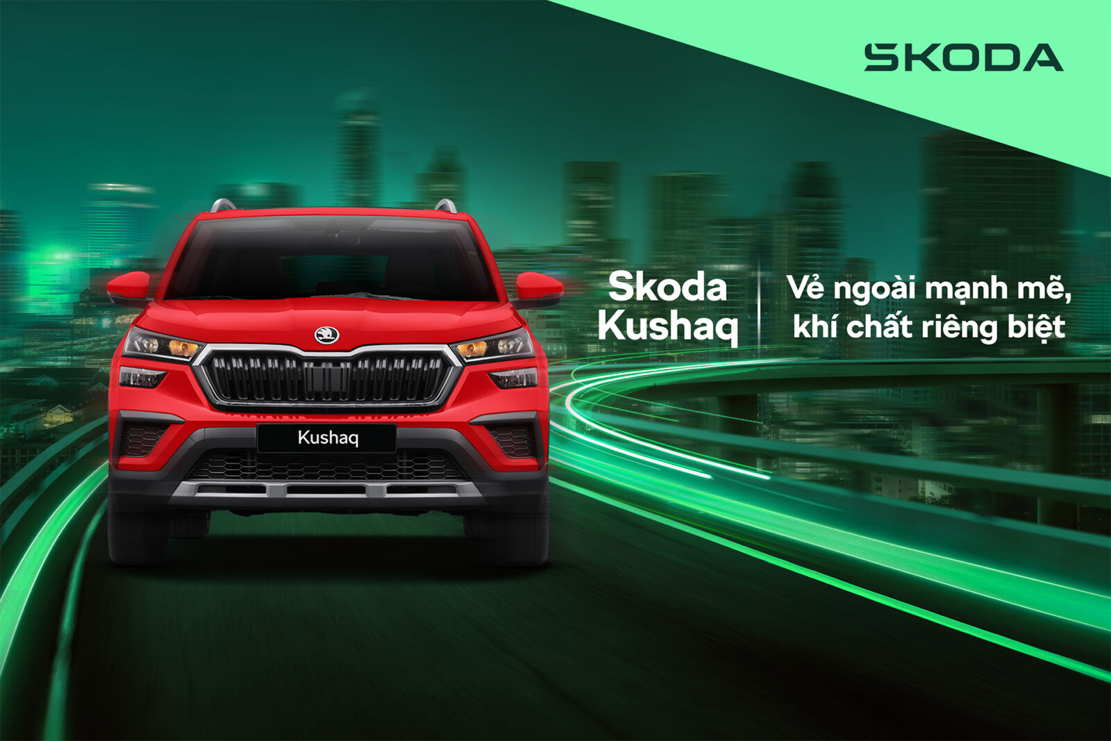 527638403 753905177575302 9011487440308648192 n SKODA KUSHAQ – VẺ NGOÀI MẠNH MẼ, KHÍ CHẤT RIÊNG BIỆT